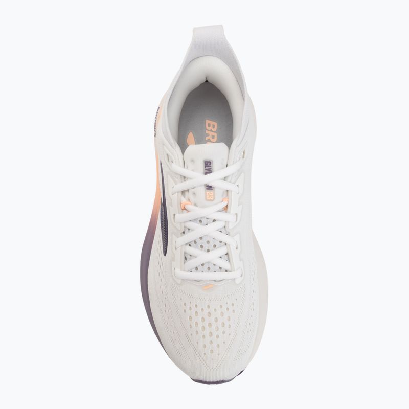 Női futócipők Brooks Glycerin 23 white/mulled grape/clear 5