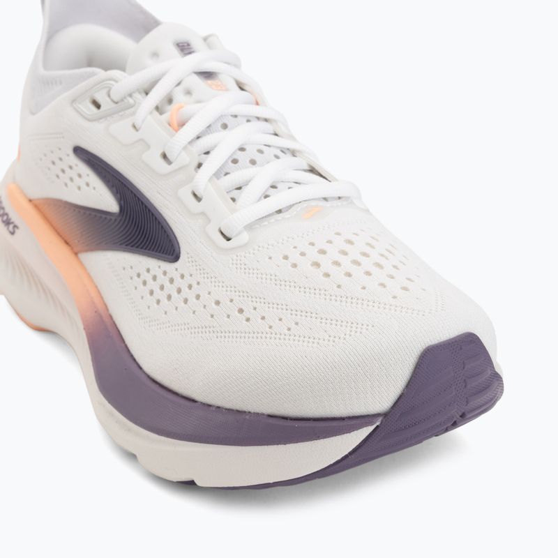 Női futócipők Brooks Glycerin 23 white/mulled grape/clear 7