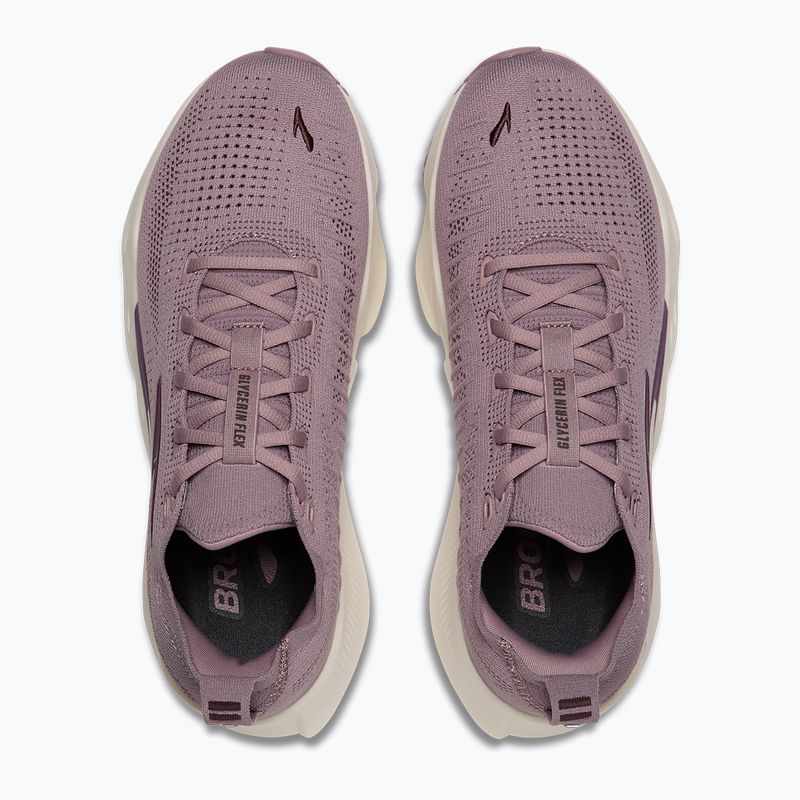 Női futócipők Brooks Glycerin Flex rose/raisin/metallic 5