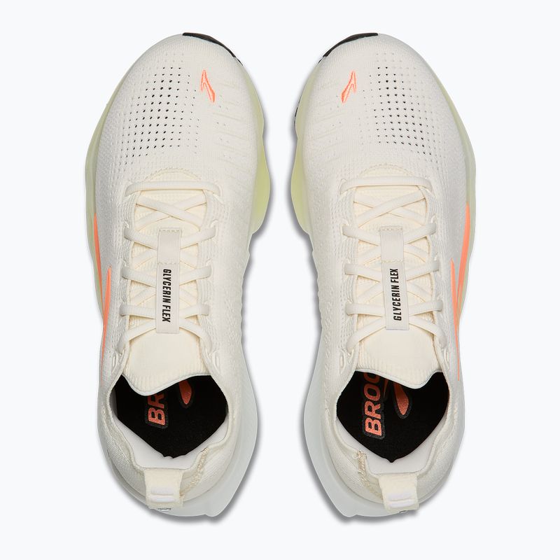 Női futócipők Brooks Glycerin Flex white/peach/nightlife 5