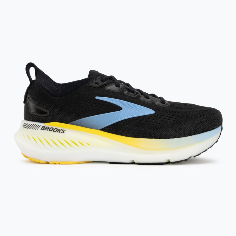Férfi futócipők Brooks Glycerin GTS 23 black/cyber yellow/nightlife 2