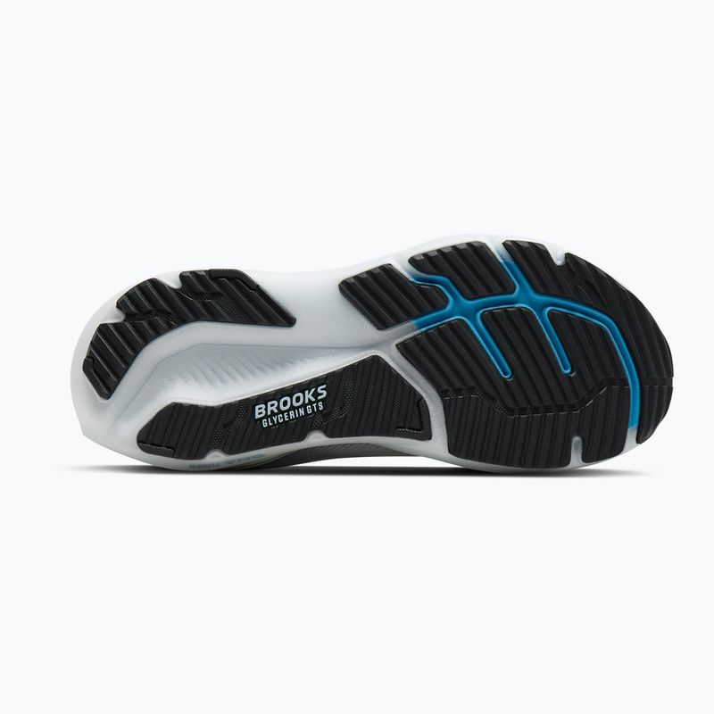 Férfi futócipők Brooks Glycerin GTS 23 white/rain/baltic sea 4