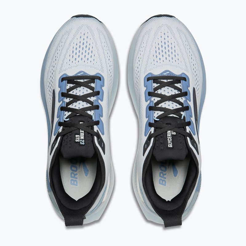 Férfi futócipők Brooks Glycerin GTS 23 white/rain/baltic sea 5