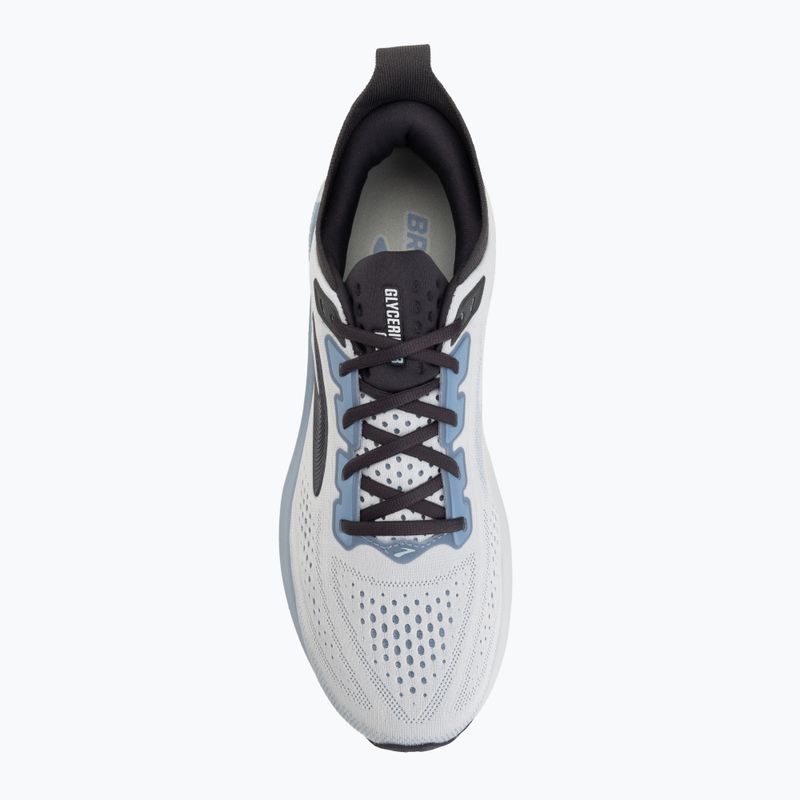 Férfi futócipők Brooks Glycerin GTS 23 white/rain/baltic sea 5
