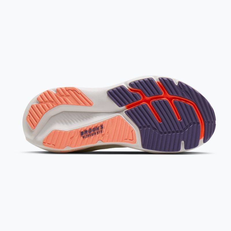 Női futócipők Brooks Glycerin GTS 23 white/mulled grape/clear 4