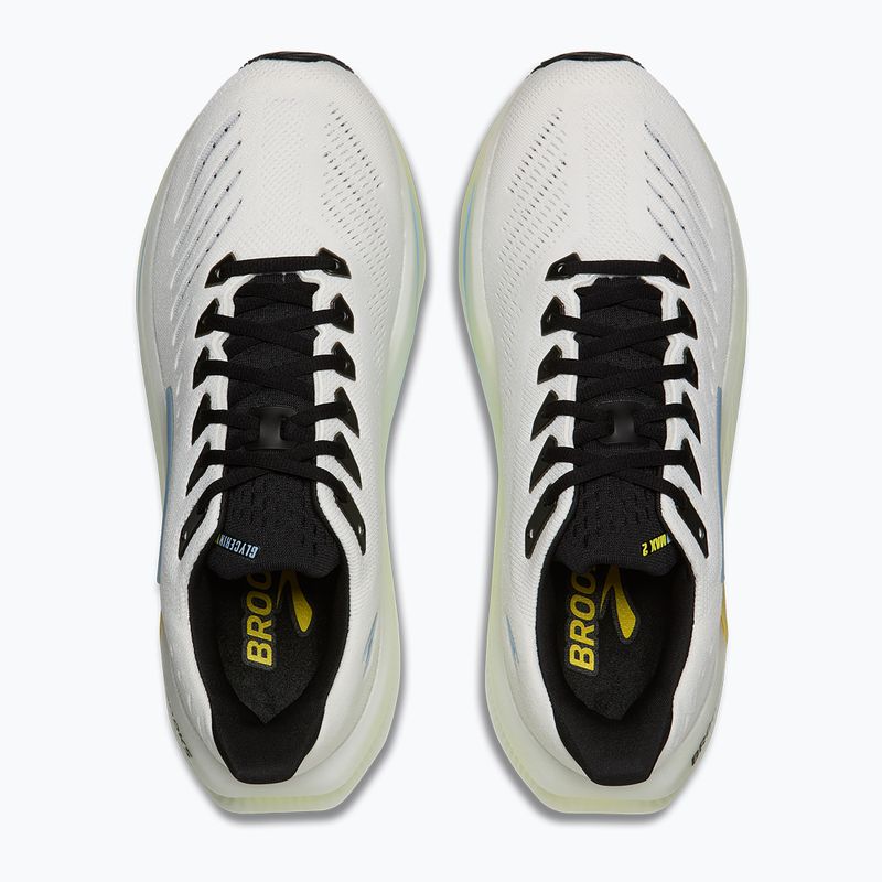Férfi futócipők Brooks Glycerin Max 2 bright white/black/nightlife 5
