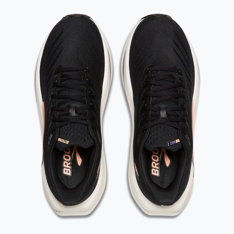 Női futócipők Brooks Glycerin Max 2 black/peach/clear 5
