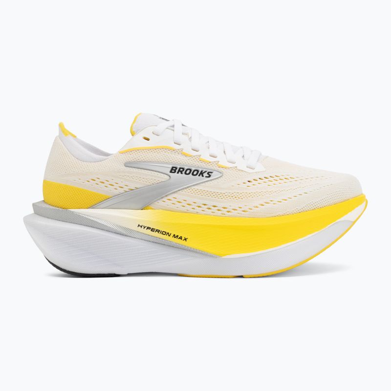 Női futócipők Brooks Hyperion Max 4 white/cyber yellow/black 2