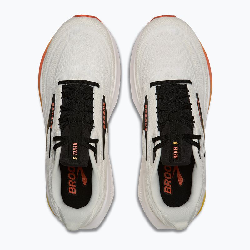 Férfi futócipők Brooks Revel 9 white/orange/black 5