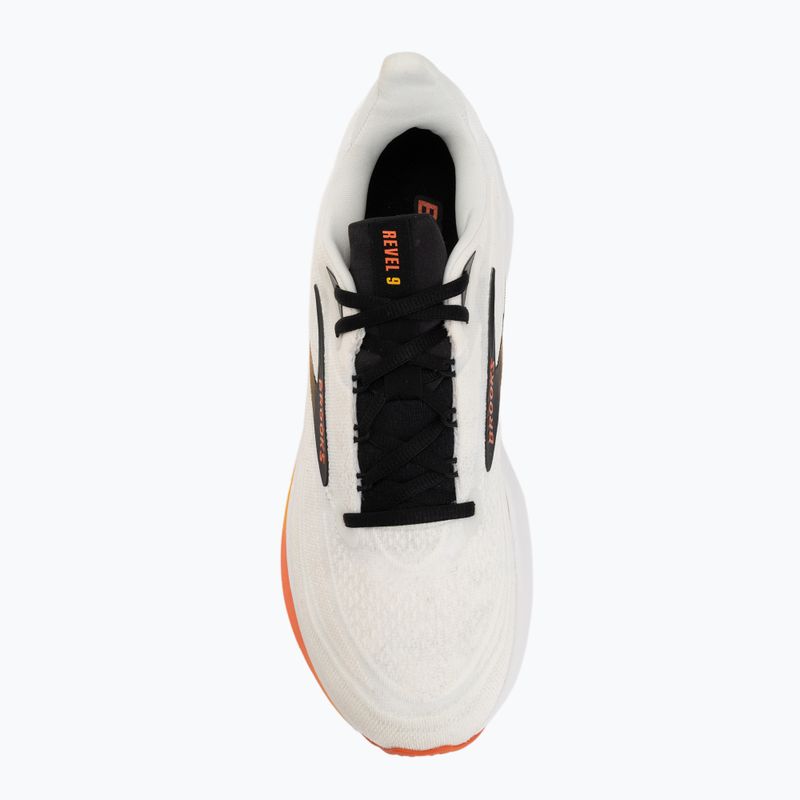 Férfi futócipők Brooks Revel 9 white/orange/black 5