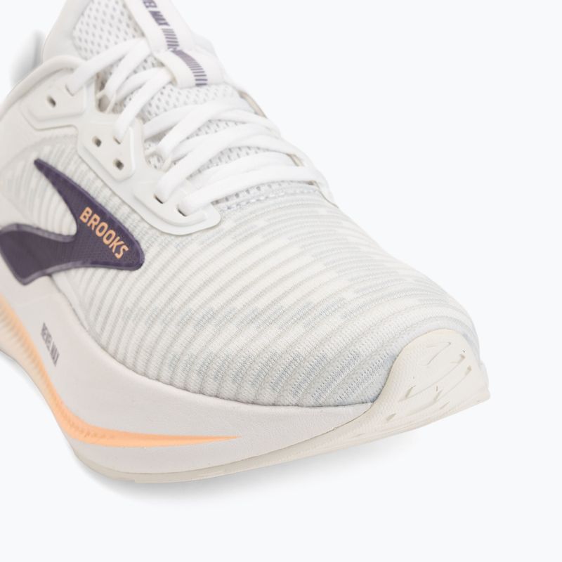 Női futócipők Brooks Revel Max brightwhite/mulledgrape/peach 7