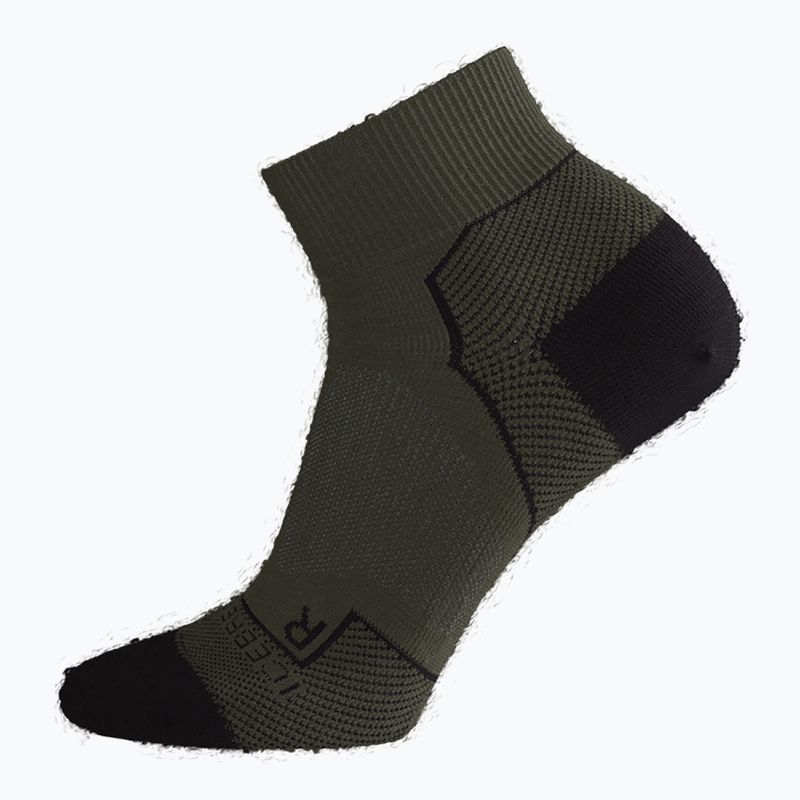Icebreaker férfi trekking zokni Hike+ Light Mini loden/blk/gritsone hthr 2