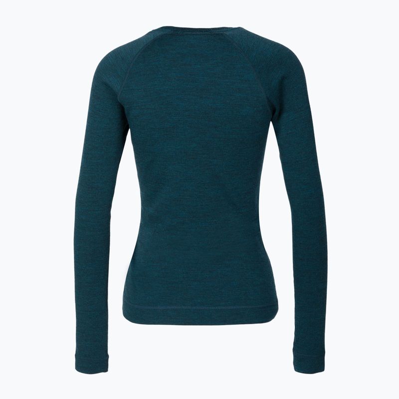 Női termoaktív felső Smartwool Merino 250 Baselayer Crew Boxed twilight blue heather 2