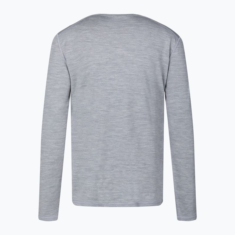 Férfi termoaktív pulóver Smartwool Merino 250 Baselayer Crew Boxed világosszürke melírozott 2
