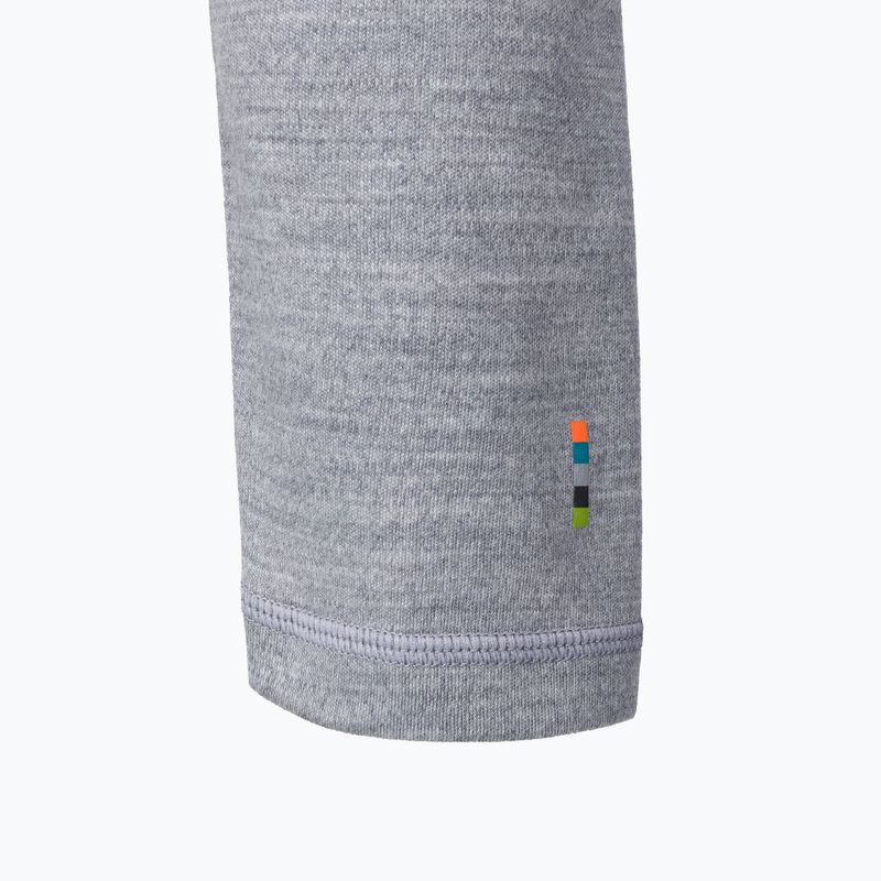 Férfi termoaktív pulóver Smartwool Merino 250 Baselayer Crew Boxed világosszürke melírozott 3