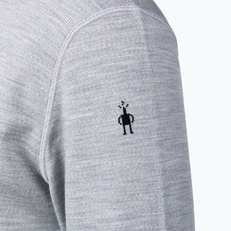 Férfi termoaktív pulóver Smartwool Merino 250 Baselayer Crew Boxed világosszürke melírozott 4