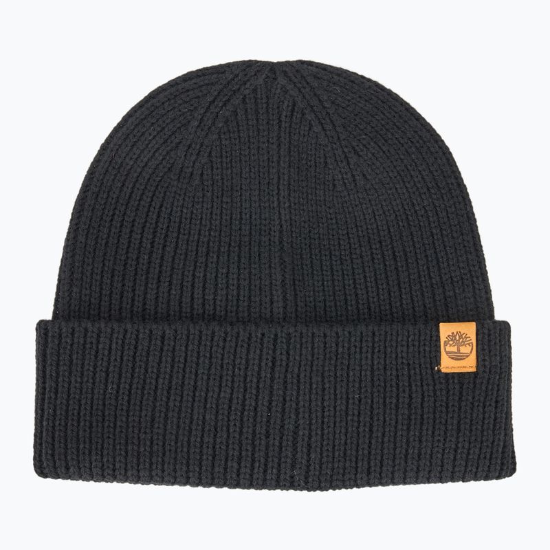 Téli sapka Timberland Fisherman Beanie black