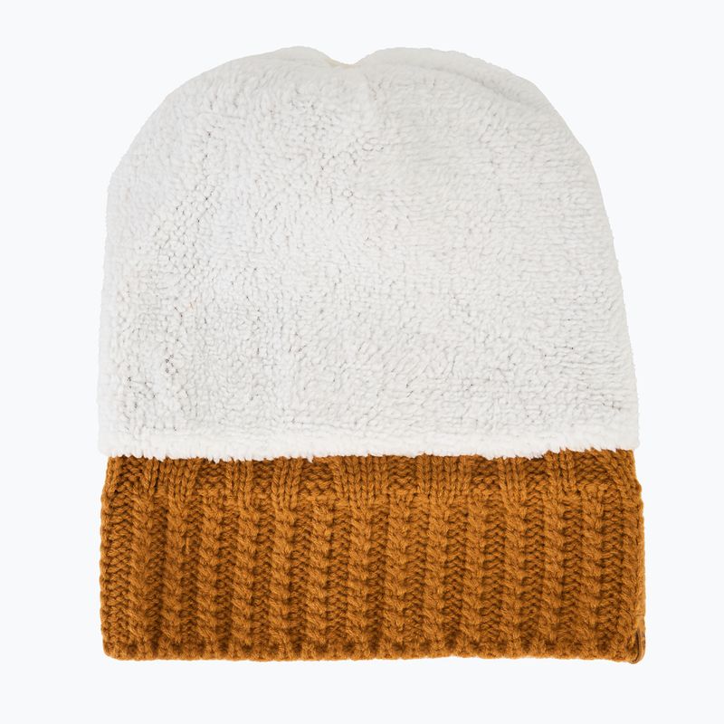 Női téli sapka Timberland Cable Premium Pom Beanie búza 4