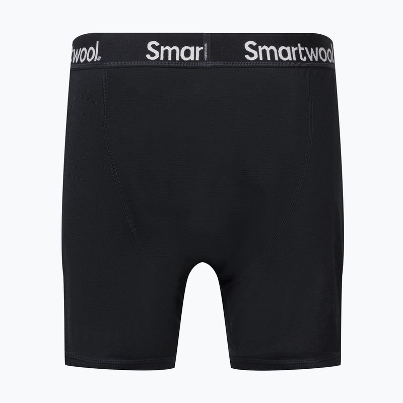 Férfi Smartwool Merino Sport 150 Boxer Brief dobozos thermo boxeralsó fekete 17342-001-S 2