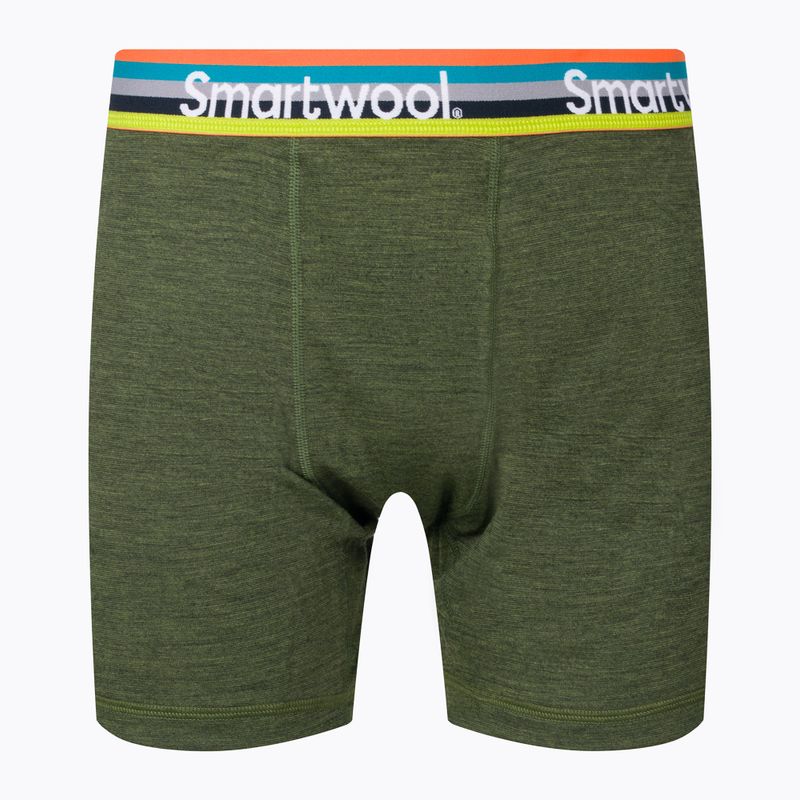 Férfi Smartwool Merino Sport Boxer Brief dobozos thermo boxer zöld 17342