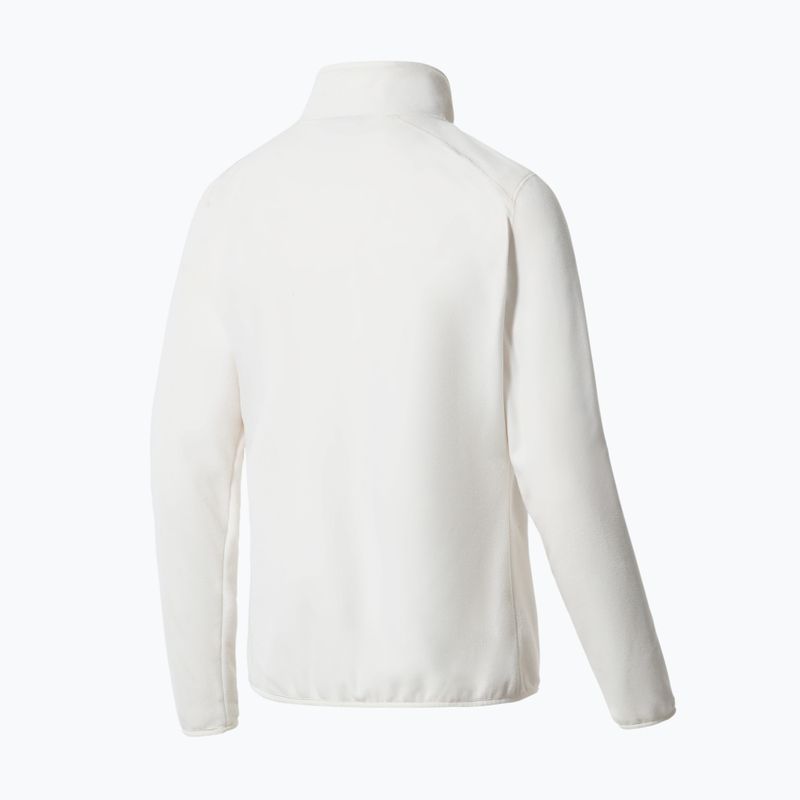 Női gyapjú pulóver The North Face 100 Glacier 1/4 Zip fehér 2