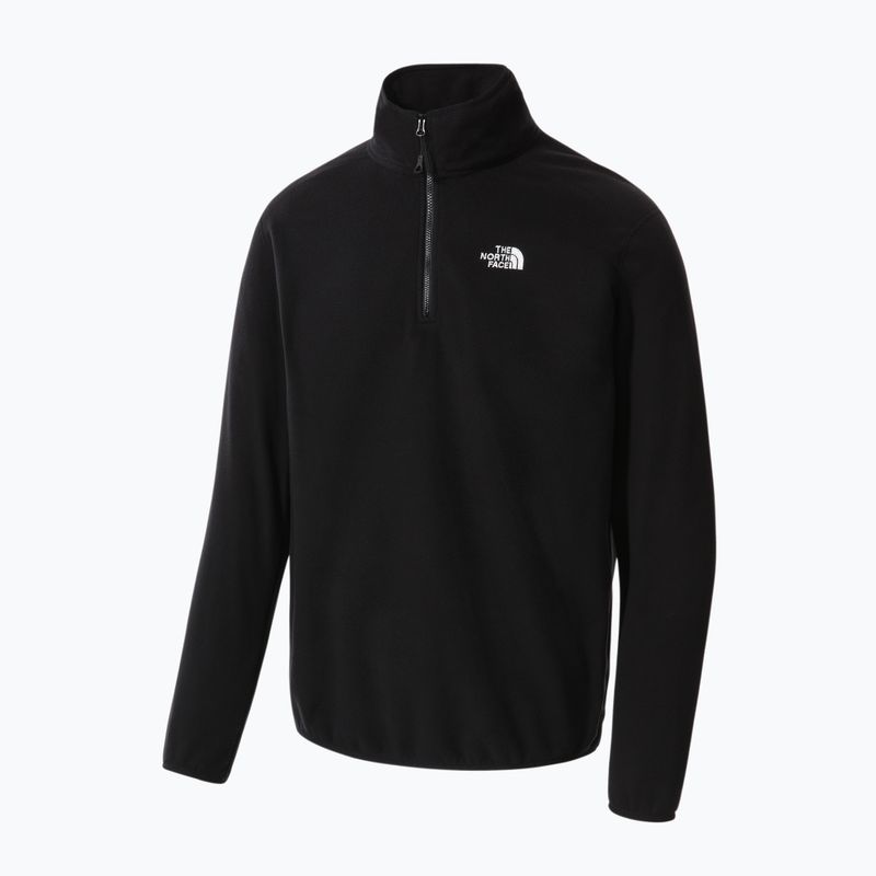 Férfi The North Face 100 Glacier 1/4 Zip fleece melegítőfelső fekete