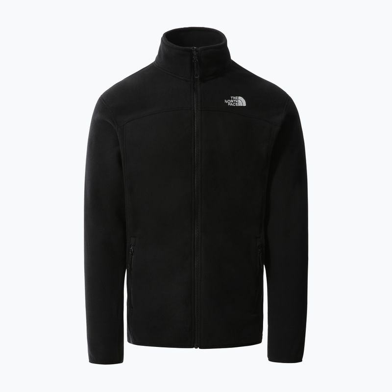 Férfi fleece pulóver The North Face 100 Glacier Full Zip fekete NF0A5IHQJK31