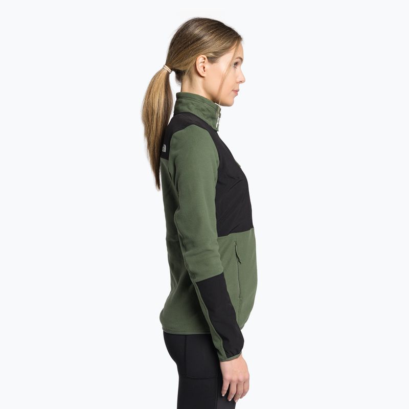 Női fleece pulóver The North Face Diablo Midlayer fekete-zöld NF0A5IHUWTQ1 3