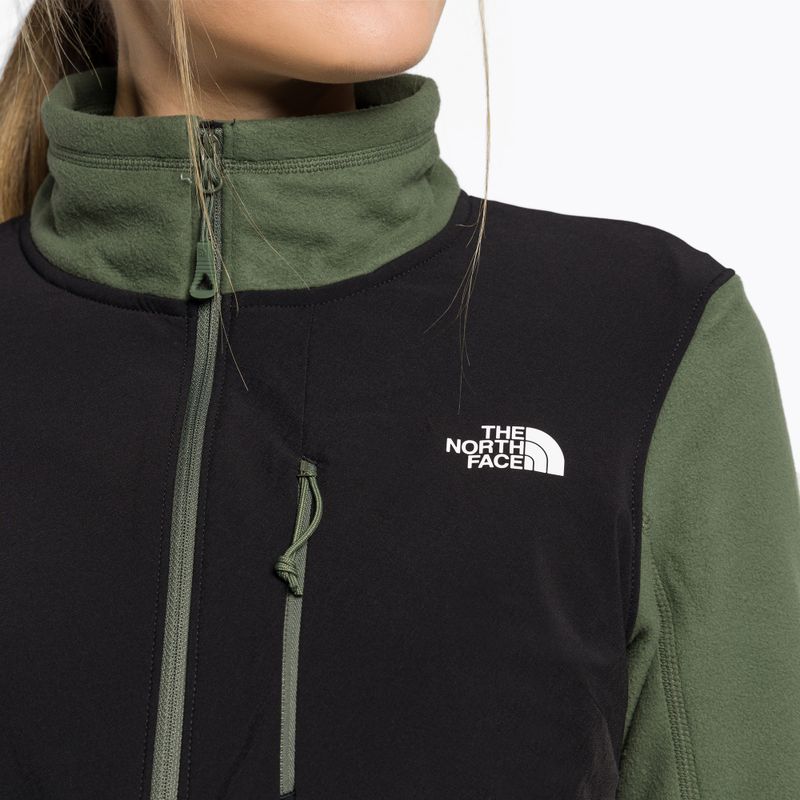 Női fleece pulóver The North Face Diablo Midlayer fekete-zöld NF0A5IHUWTQ1 6