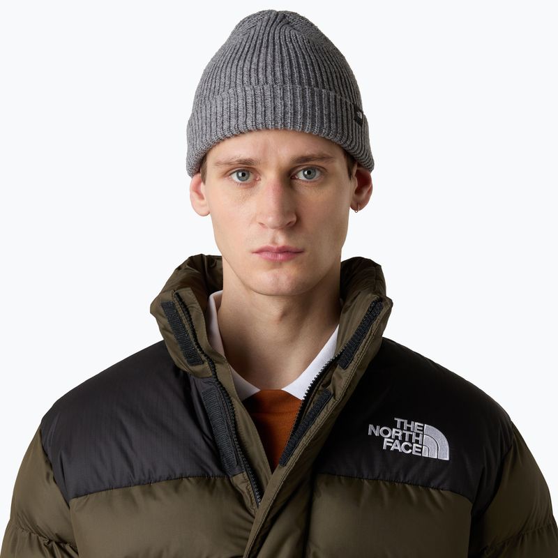 The North Face Fisherman téli sapka közepes szürke szürke sáska 3