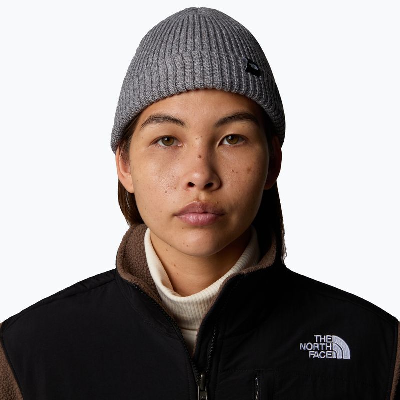 The North Face Fisherman téli sapka közepes szürke szürke sáska 4