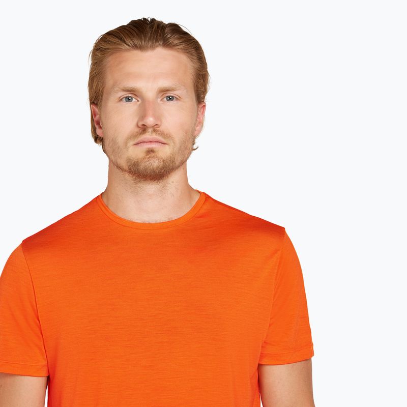 Férfi túrapóló icebreaker Merino 125 Cool-Lite Sphere III SS Tee blaze 4