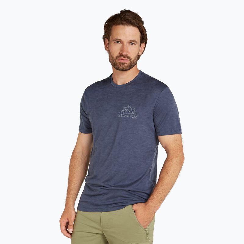 Férfi Icebreaker Merino 150 Tech Lite hátizsák grafit trekking póló