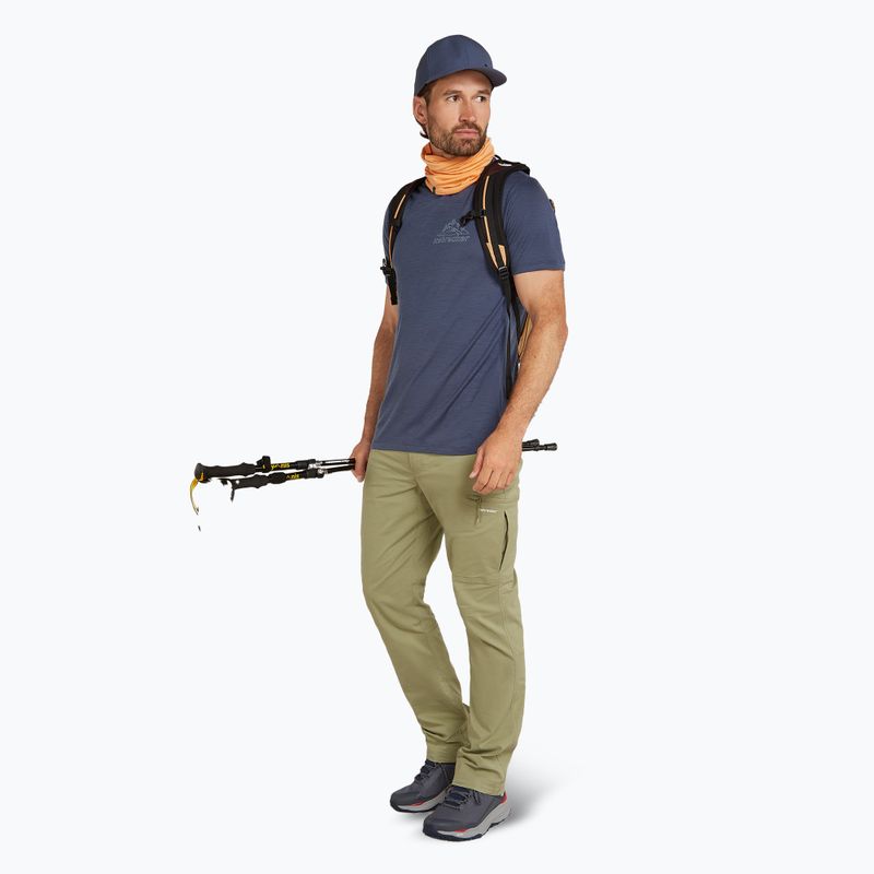 Férfi Icebreaker Merino 150 Tech Lite hátizsák grafit trekking póló 5