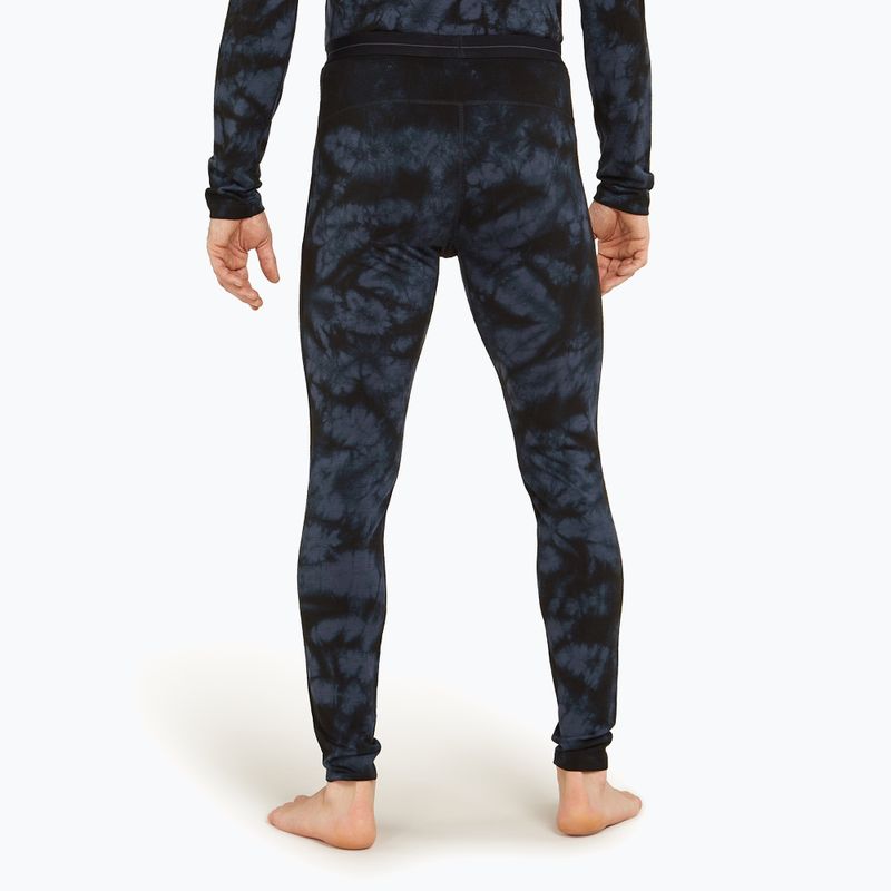 Férfi termikus nadrág icebreaker Merino 200 Oasis Leggings Cloud Dye grafit/fekete 3