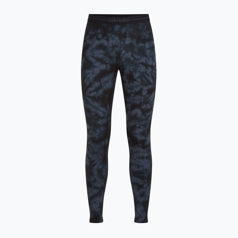 Férfi termikus nadrág icebreaker Merino 200 Oasis Leggings Cloud Dye grafit/fekete 7