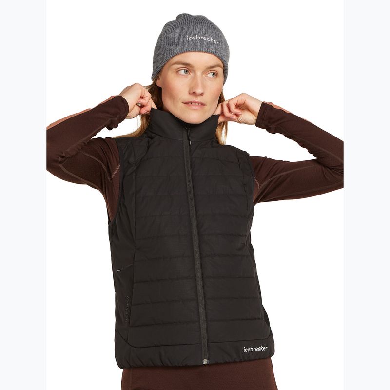 Icebreaker Merino All Day Toque gritstone heather téli sapka 3