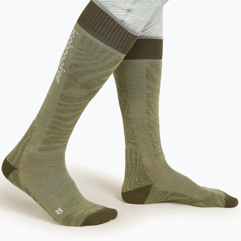 Férfi icebreaker Merino Ski+ Ultralight OTC port/blaze sí zokni 2