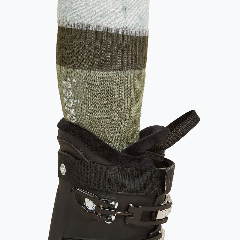 Férfi icebreaker Merino Ski+ Ultralight OTC port/blaze sí zokni 4