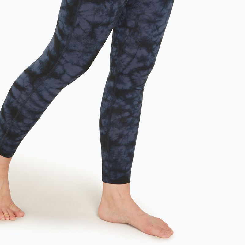 Icebreaker női termónadrág Merino 200 Oasis Leggings Cloud Dye grafit/fekete felhőfestékkel 5