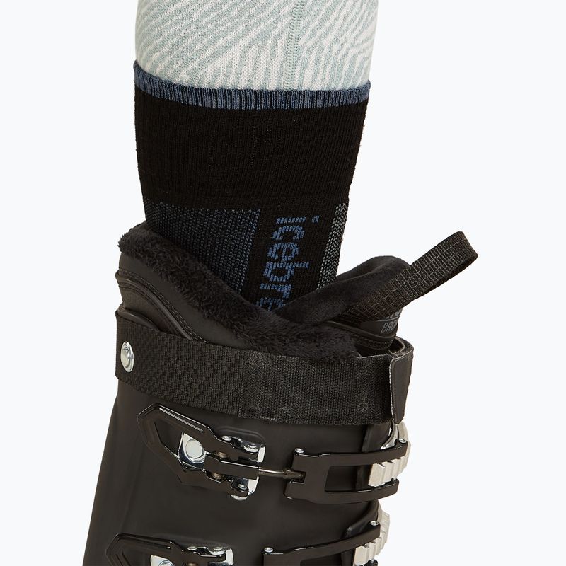 Női sízokni Icebreaker Merino Ski+ Light OTC black/dawn/graphite 4