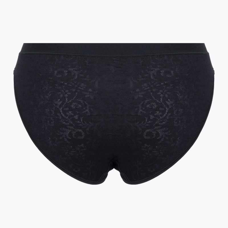 Női thermo alsónadrág Smartwool Merino Lace Bikini Boxed fekete SW016618 2