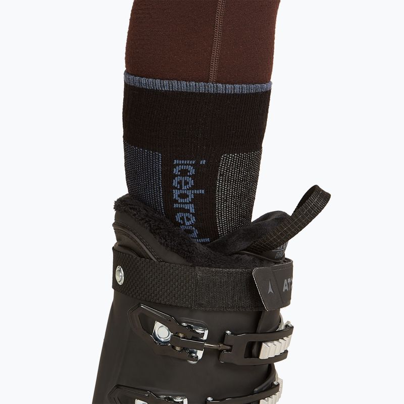 Női sízokni icebreaker Merino Ski+ Ultralight OTC black/dawn/graphite 4