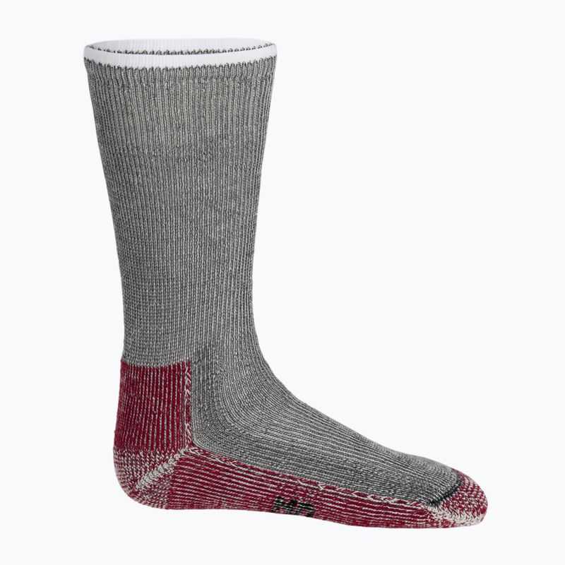 Smartwool Classic Mountaineer Maximum Cushion Crew szürke-piros trekking zokni SW0133000031 2