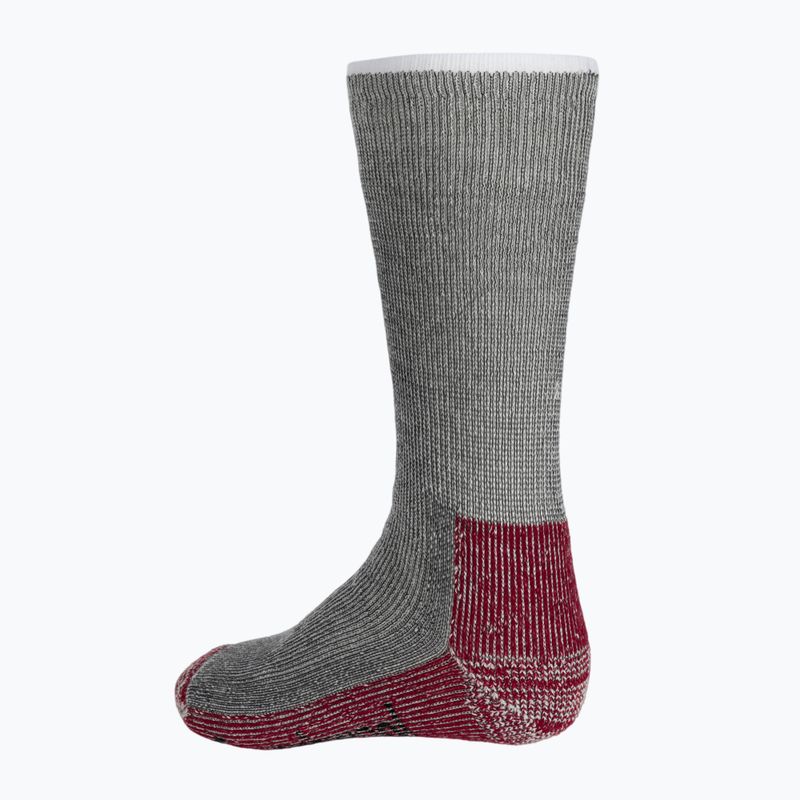 Smartwool Classic Mountaineer Maximum Cushion Crew szürke-piros trekking zokni SW0133000031 3