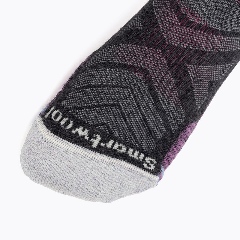 Női Smartwool Hike Light Cushion Low Ankle trekking zokni szén színben 3