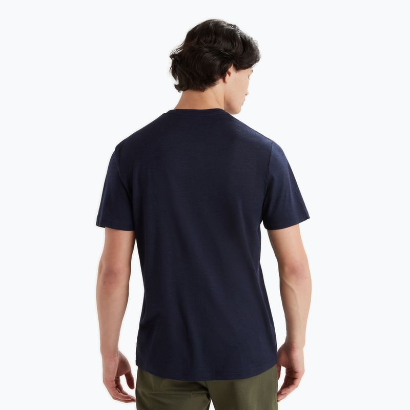 Férfi túrázó póló icebreaker Tech Lite II SS navy blue IB0A59IY 3