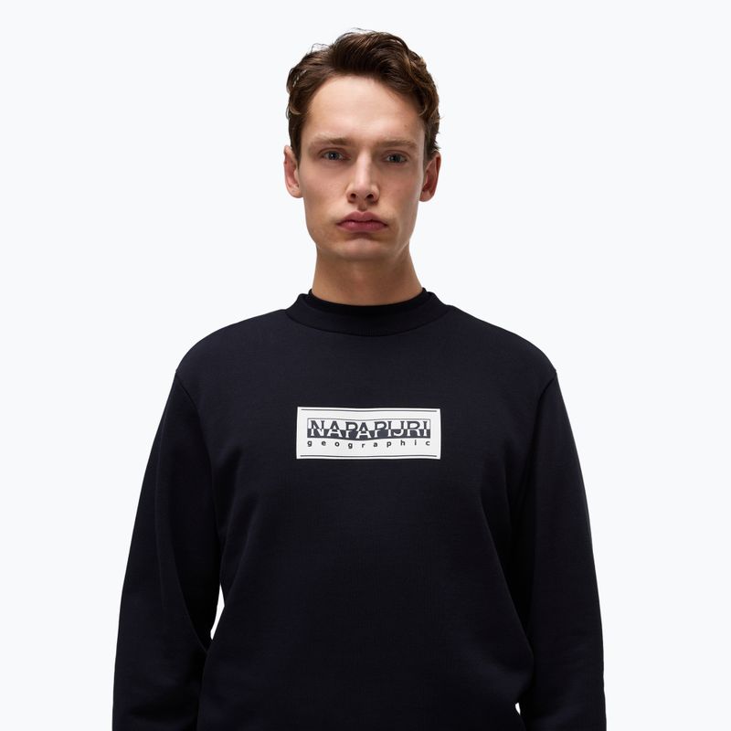 Férfi Napapijri B-Box Logo C pulóver fekete 041 3