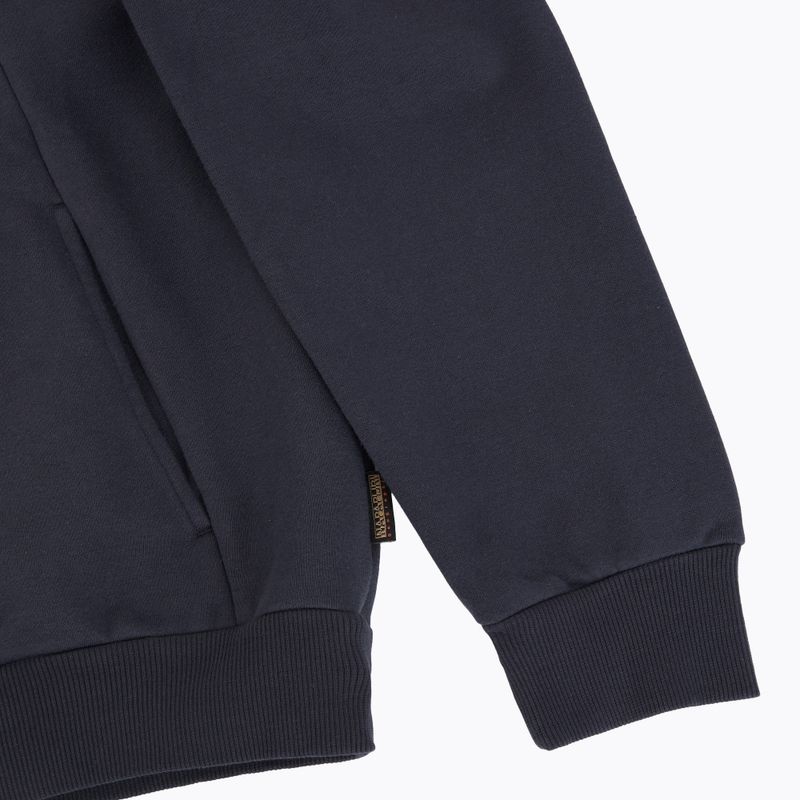 Férfi Napapijri Burgee Half Zip Hooded 2.0 melegítőfelső kék tengerészkék 4