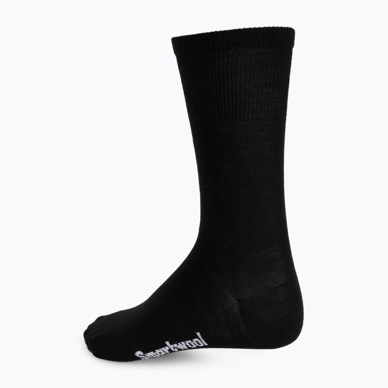 Férfi trekking zokni Smartwool Classic Hike Zero Cushion Liner Crew fekete SW0016500011 2